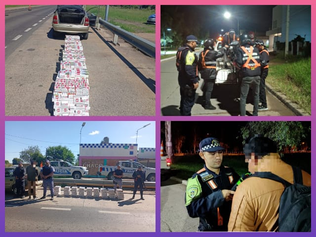 CHACO: Secuestraron Cigarrillos De Contrabando, Más De 100 Motocicletas Y Detectaron 17 Alcoholemias Positivas