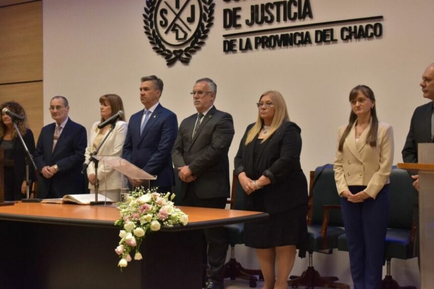 Legisladores acompañaron la jura de Emilia Valle como Presidente del Superior Tribunal de Justicia de Chaco