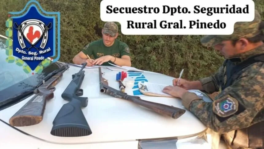 Los Frentones: importantes secuestros a presuntos cazadores