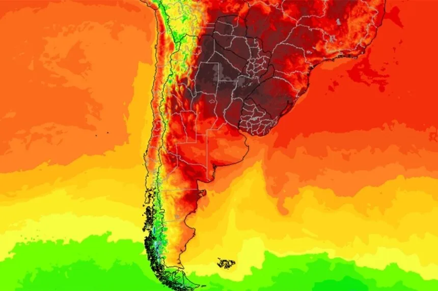 Argentina tuvo la peor anomalía climática de Sudamérica: dos ciudades en el top 10
