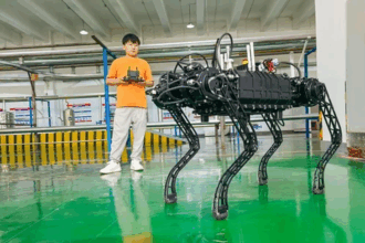 Como en Black Mirror: China presentó robots cuadrúpedos a prueba de explosiones