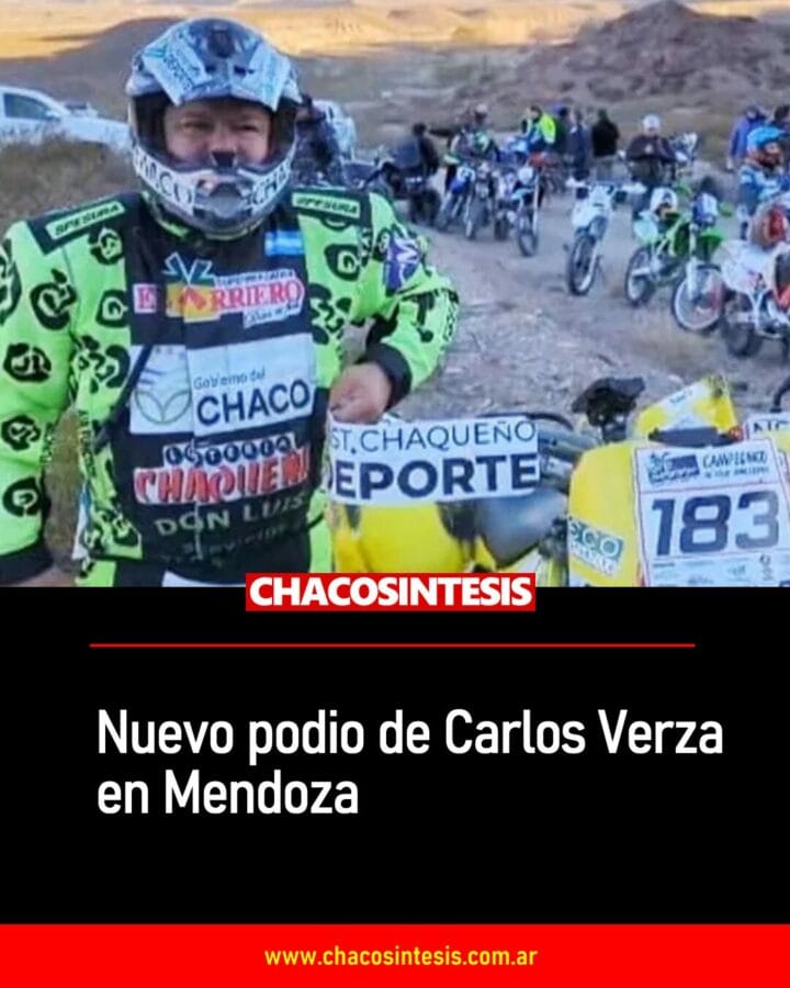 Nuevo podio de Carlos Verza en Mendoza