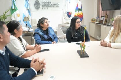 Delgado recibió a referentes del Consejo Nativo de la Mujer Indígena del Chaco