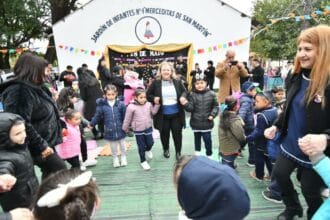 Educación acompañó la celebración por el Día de los Jardines de Infantes y las Maestras Jardineras en el jardín Nº 1