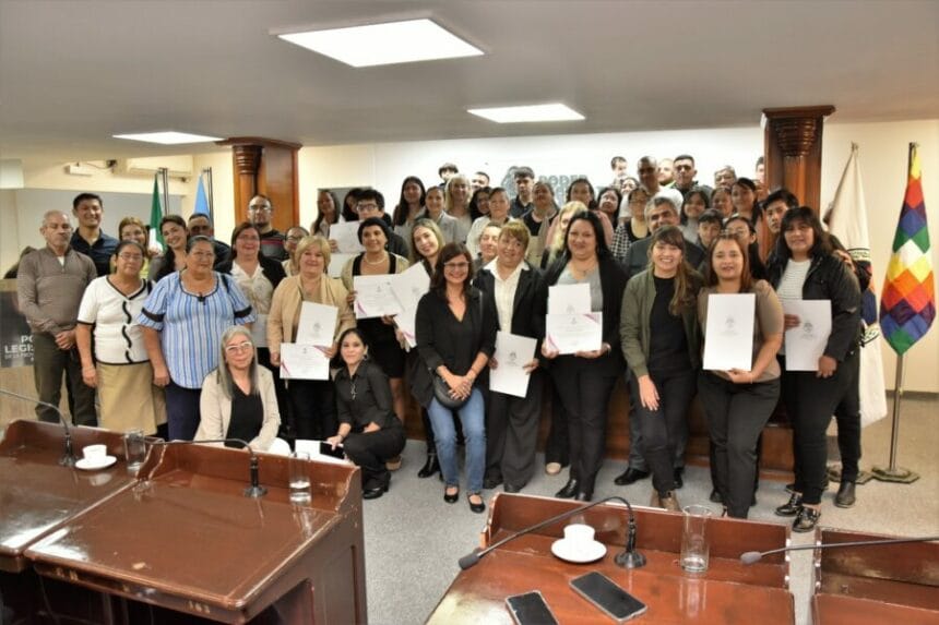 Enfermeras y enfermeros profesionales fueron distinguidos en la Legislatura chaqueña