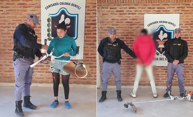 COLONIA BENITEZ: Agentes Restituyeron Una Motoguadaña Robada