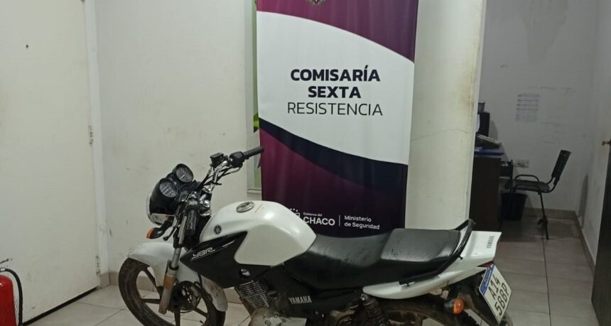 RESISTENCIA: Recuperaron Una Motocicleta Que Se Encontraba Abandonada