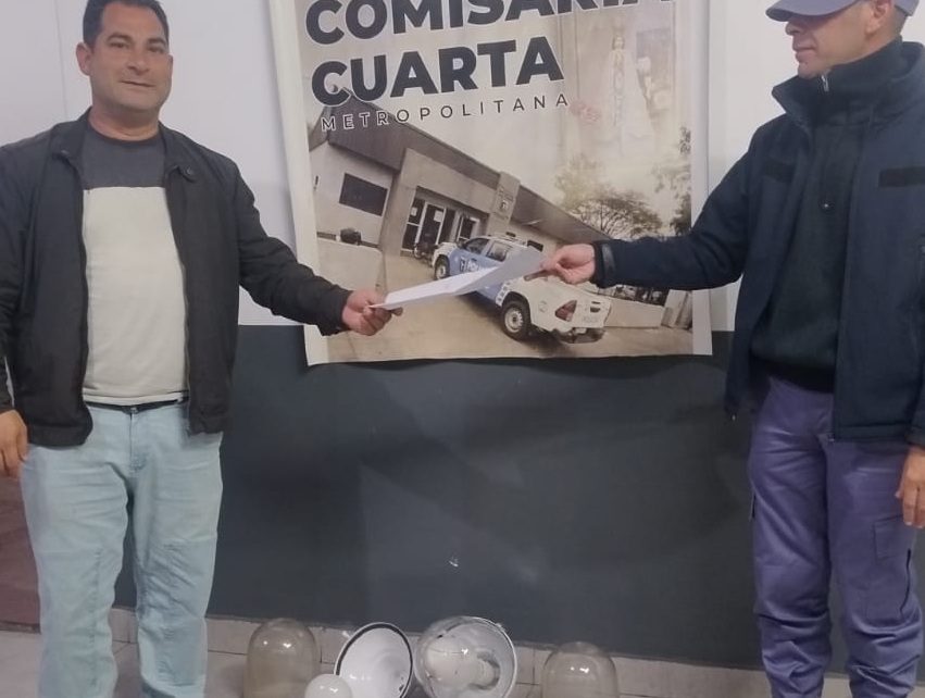 RESISTENCIA: Recuperan Elementos Sustraídos Del Alumbrado Público En Villa Don Enrique