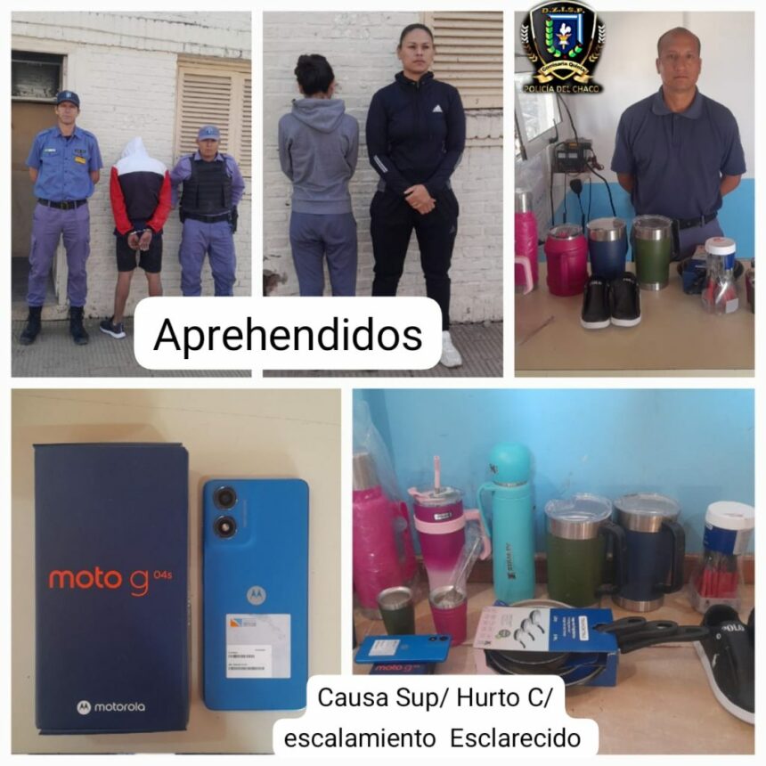 SÁENZ PEÑA: Aprehensión Por Hurto Y Resistencia A La Autoridad