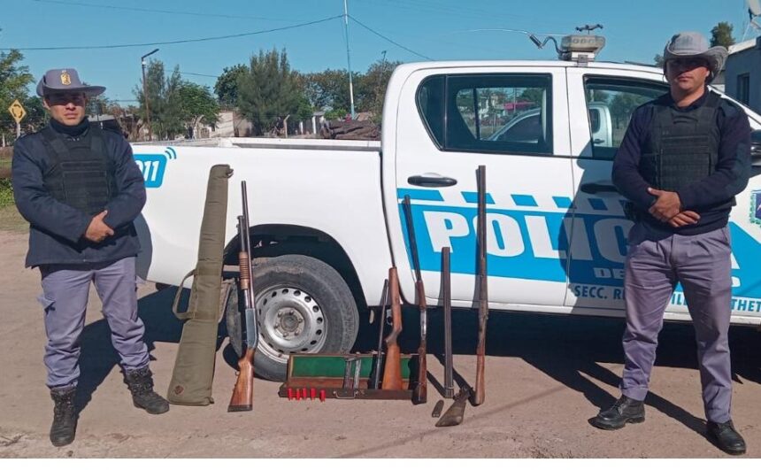 VILLA BERTHET: Secuestran Armas De Fuego En Operativo Rural