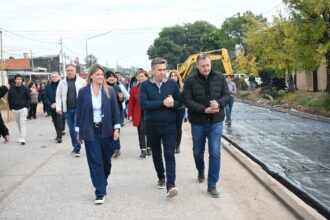 Plan Provincial De Urbanización: El Gobernador Zdero Recorrió Las Obras De Repavimentación De La Avenida 9 De Julio