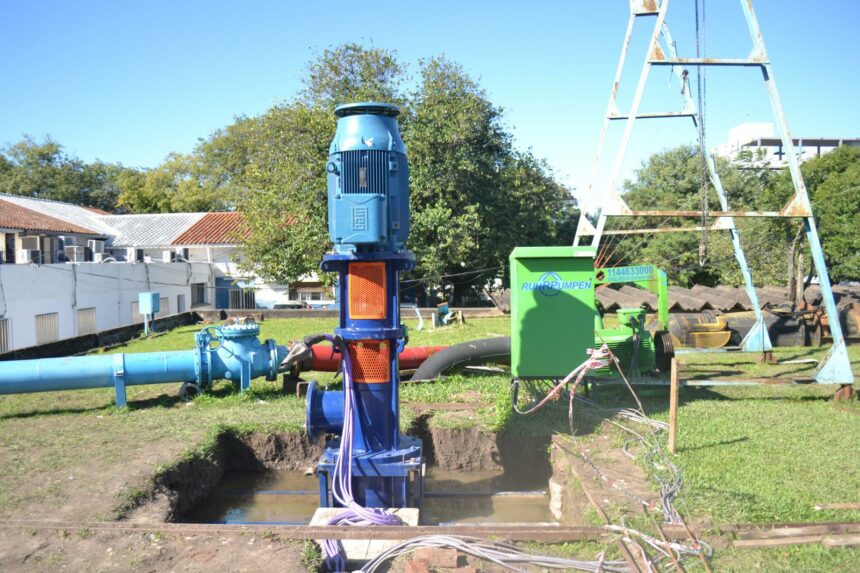 Resistencia: Sameep Instala Nuevos Equipamientos En El Sistema De Bombeo Para Optimizar El Abastecimiento De Agua Potable