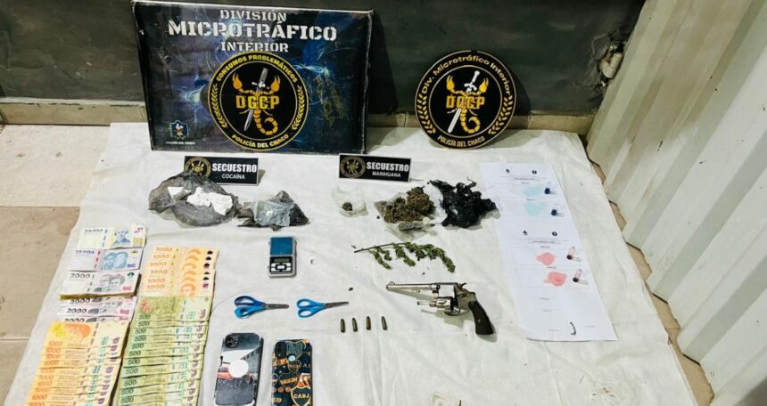 SÁENZ PEÑA: En Un Allanamiento Detienen A Un Hombre, Secuestran Drogas, Dinero Y Armas