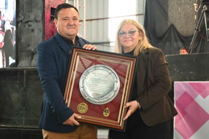 La presidente del Poder Legislativo acompañó los festejos por el 76° aniversario de Chorotis