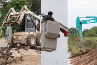 El Municipio termal avanza con trabajos integrales de bacheo, iluminación y limpieza de canales