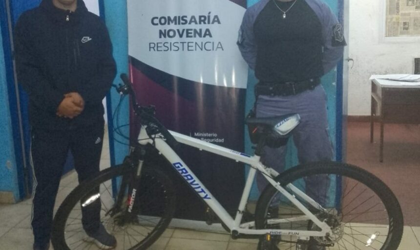 RESISTENCIA: Recuperan Y Restituyen Bicicleta Robada