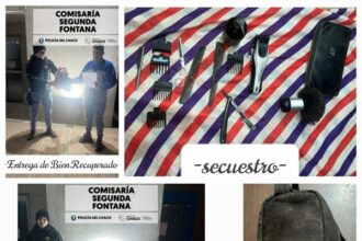 FONTANA: Recuperan Elementos De Una Peluquería