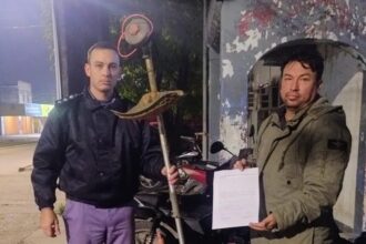 RESISTENCIA: Dos Jóvenes Detenidos Con Una Desmalezadora Robada