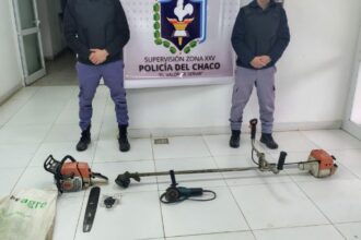 BASAIL: Recuperaron Herramientas Robadas Tras Una Persecución En Zona Rural