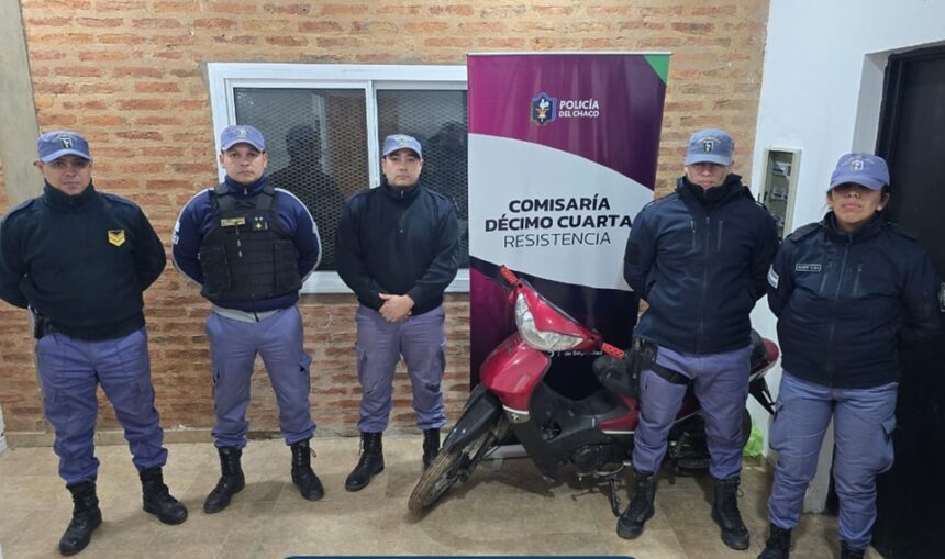 RESISTENCIA: Durante La Madrugada, Recuperan Una Moto Robada