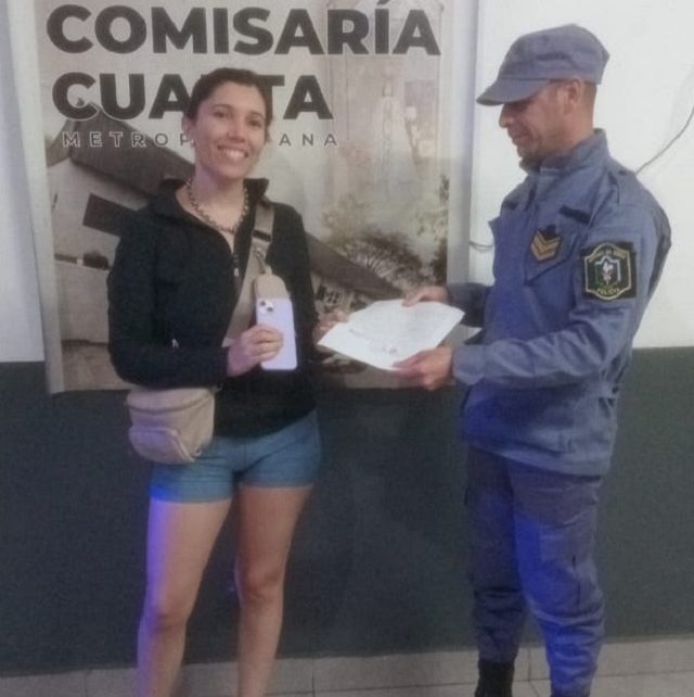 RESISTENCIA: Tras Geolocalización Lograron Recuperar Un Iphone 13 Robado