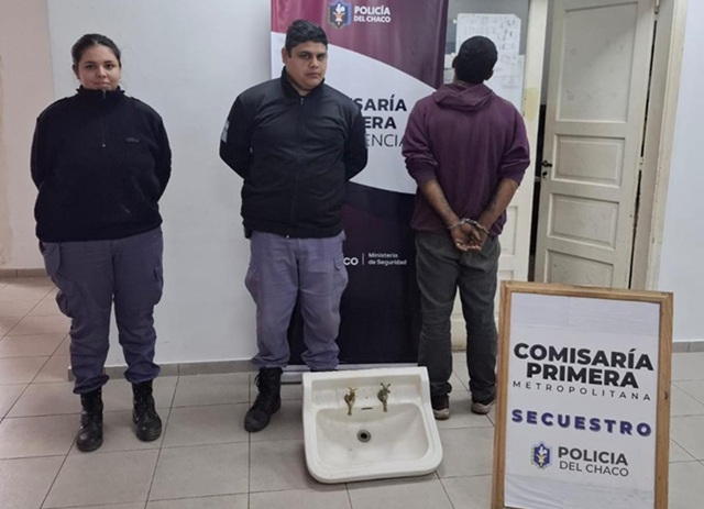 RESISTENCIA: Llevaba Una Bacha De Cerámica Y No Supo Justificar Su Procedencia