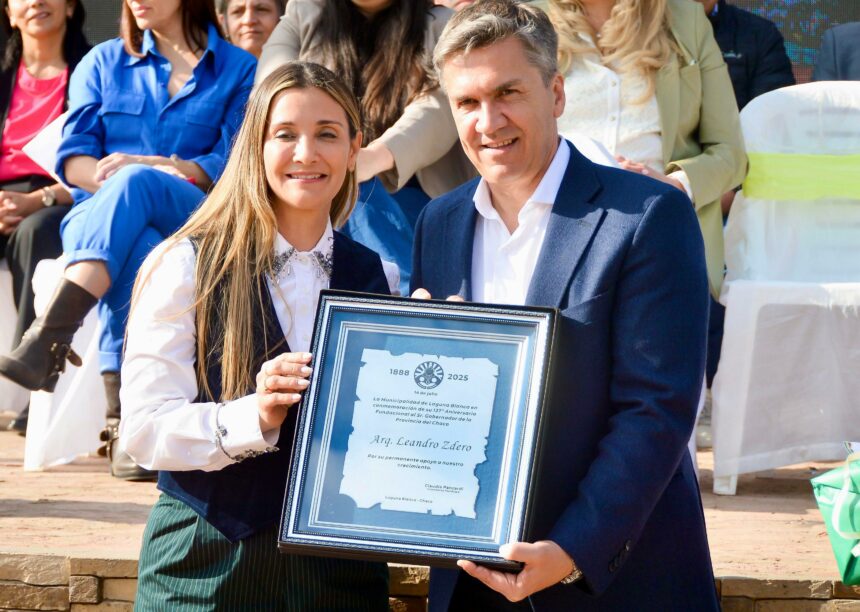 Con Inauguración De Múltiples Obras: Zdero Y Panzardi Celebraron Un Nuevo Aniversario De Laguna Blanca