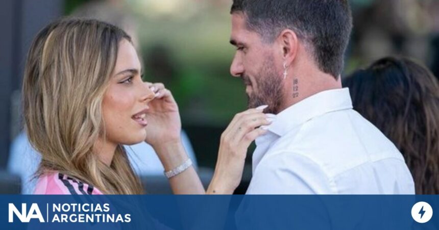 El romántico debut de Tini Stoessel y Rodrigo De Paul ante las cámaras