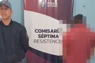 RESISTENCIA:  Intentó Robar Un Tubo De Gas Y Su Plan Fracasó Por Las Cámaras