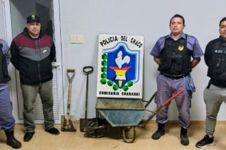 CHARADAI: Recuperan Herramientas Robadas Y Buscan Al Presunto Autor