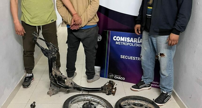 RESISTENCIA: Detenido Mientras Intentaba Vender Partes De Una Moto Robdada