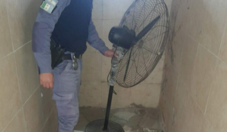 LA ESCONDIDA: Recuperan Ventilador Industrial Robado A Una Escuela