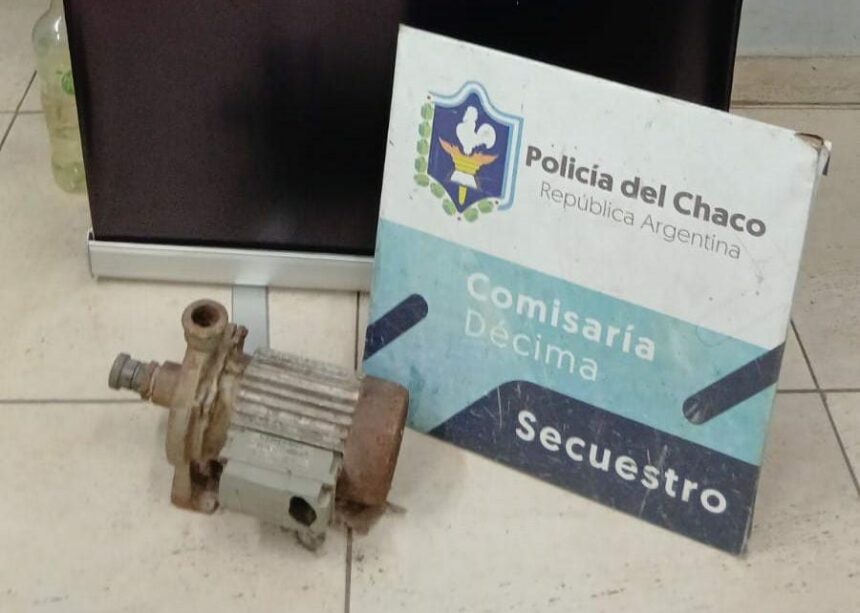 RESISTENCIA: Lo Sorprendieron Cuando Huía Por Los Techos Con Una Bomba De Agua Robada