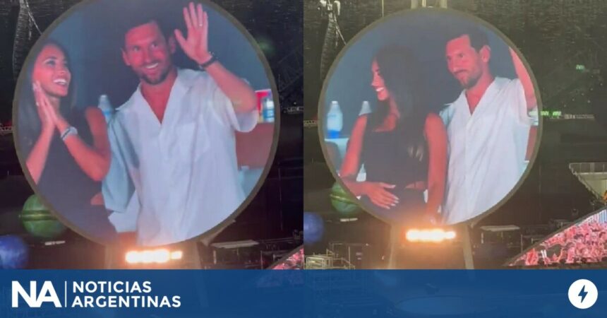 Leo Messi y Antonela Rocuzzo fueron captados por la