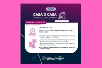 Sameep Inició El Operativo “casa X Casa” En Resistencia Para Actualización De Datos