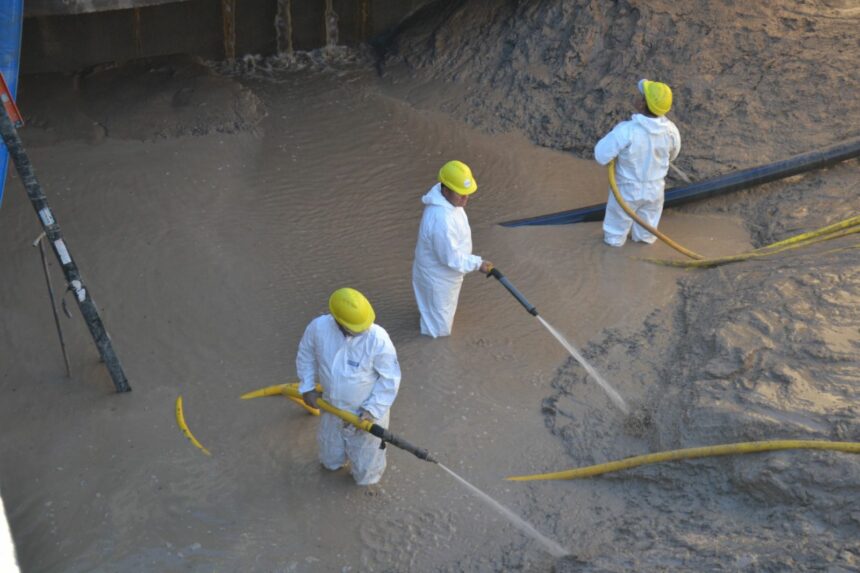 Sameep Realizó La Limpieza Del Presedimentador En La Planta Potabilizadora La Leonesa- Las Palmas