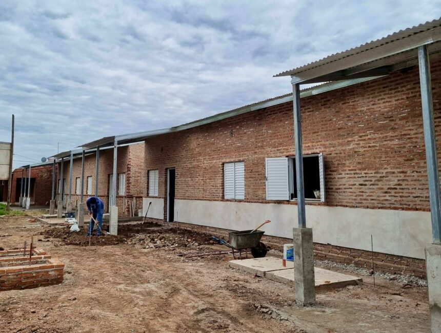 Viviendas En Marcha: Avanzan Las Obras En El Barrio Piñeyro Y Puerta Del Sol En Sáenz Peña