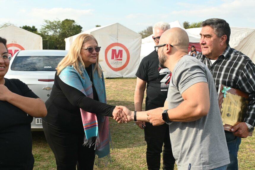 Delgado visitó el 14º Campamento de Jóvenes en el Centro Familiar Cristiano de Las Breñas
