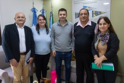 El intendente Bruno Cipolini recibió a las nuevas autoridades de la Federación de Colectividades Extranjeras