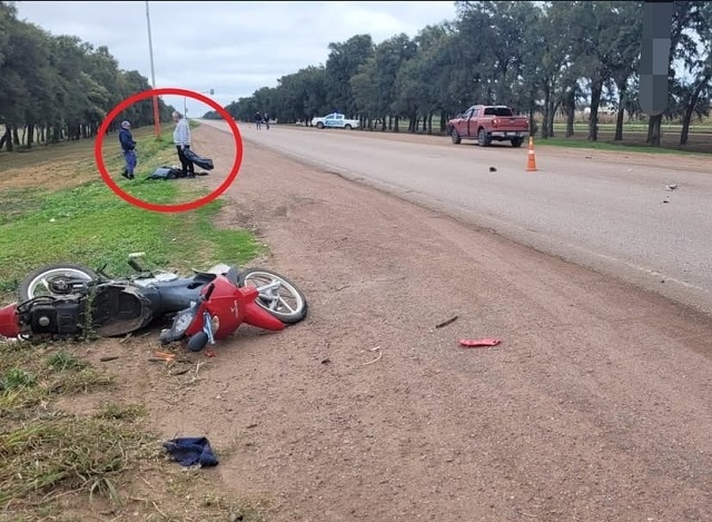 GANCEDO: Un Motociclista Murió Tras Chocar Con Una Camioneta En La Ruta