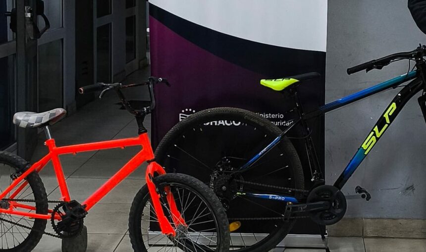 RESISTENCIA: Recuperan Bicicletas Robadas Y Detienen A Joven Involucrado En Un Robo