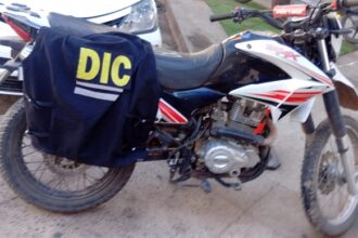 RESISTENCIA: Recuperaron Una Moto Robada En Un Descampado