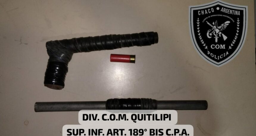 QUITILIPI: Dos Demorados Con Un Arma Tipo “Tumbera”