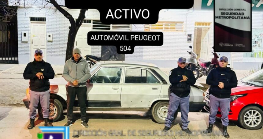 RESISTENCIA: Secuestran Automóvil Con Pedido De Secuestro Activo Desde 1995