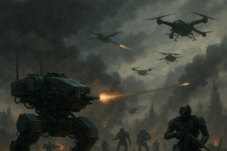 Así se vería una guerra sin humanos, según la Inteligencia Artificial