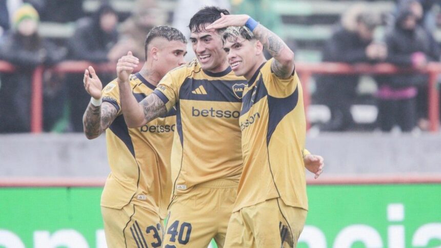 Boca le gana 1-0 a Aldosivi, con la niebla por la tormenta de Santa Rosa como protagonista