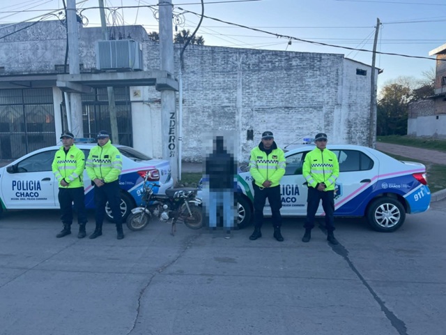 VILLA ÁNGELA: Secuestran Auto Adulterado Y Recuperan Otra Motocicleta Robada