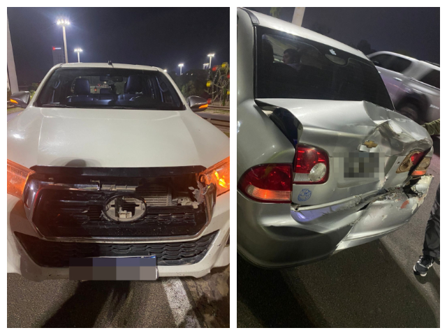 CHACO: Choque En Ruta 16. No Hubo Lesionados.