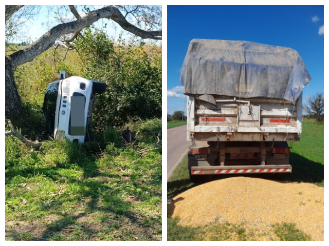PRESIDENCIA ROCA: Accidente De Transito Sobre Ruta N° 3