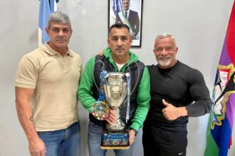 Deportes Recibió Al Campeón Panamericano De Fisicoculturismo Mario Monfardini